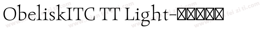 ObeliskITC TT Light字体转换